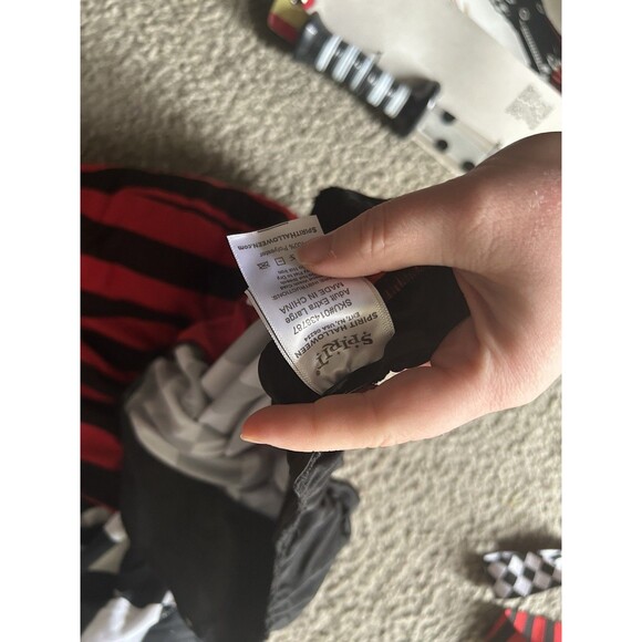 Adult XL Spirit Halloween TWISTED CLOWN Costume W/ Mask & Accessories - Picture 7 of 8